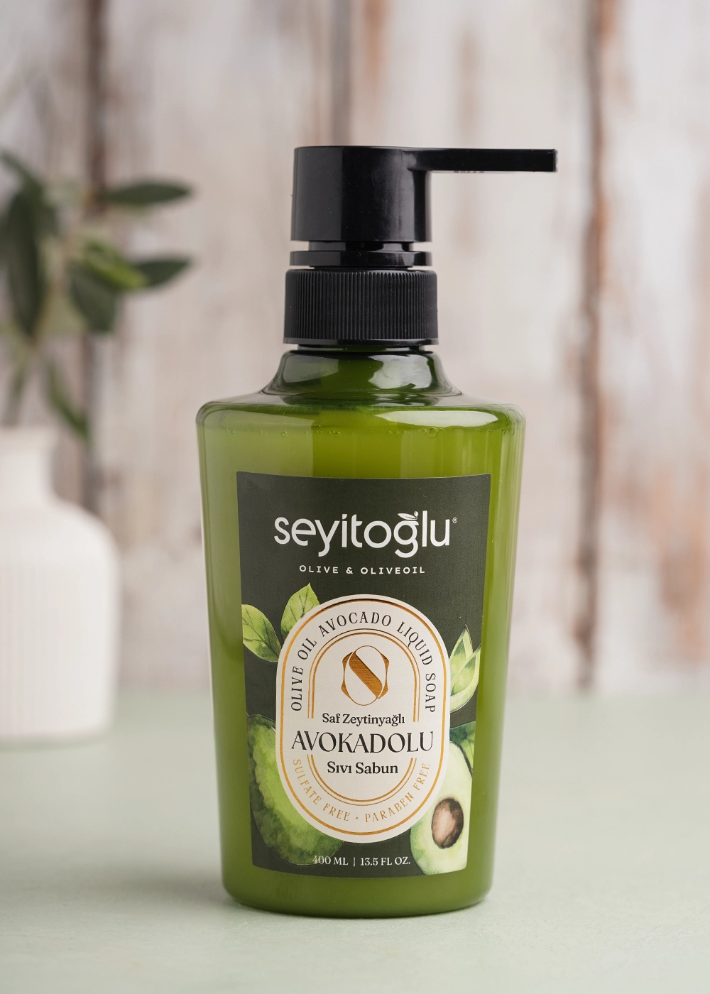Saf Zeytinyağlı Avokadolu Sıvı Sabun 400 ml
