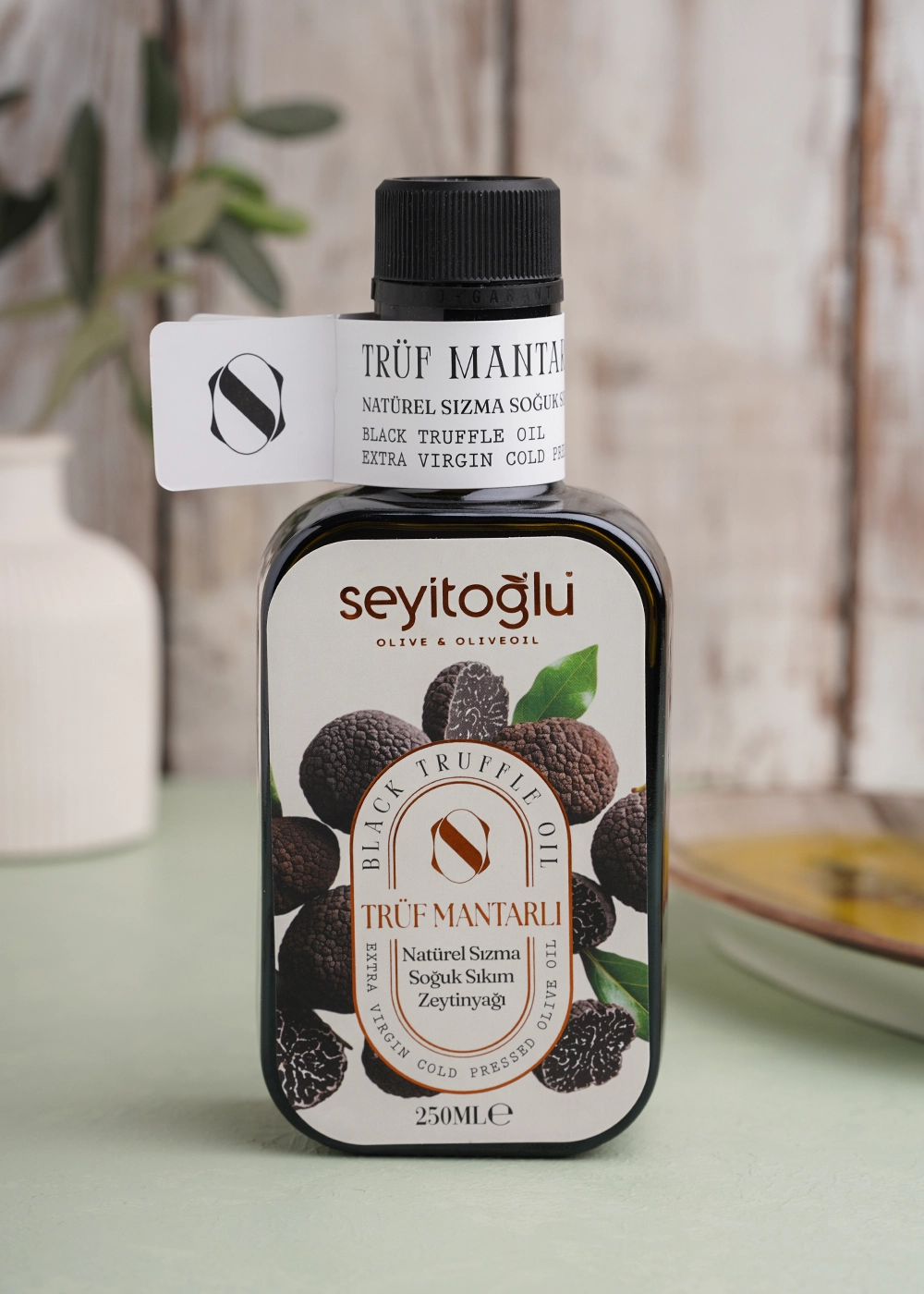 Trüf Mantarlı Naturel Sızma Soğuk Sıkım Zeytinyağı 250 ml